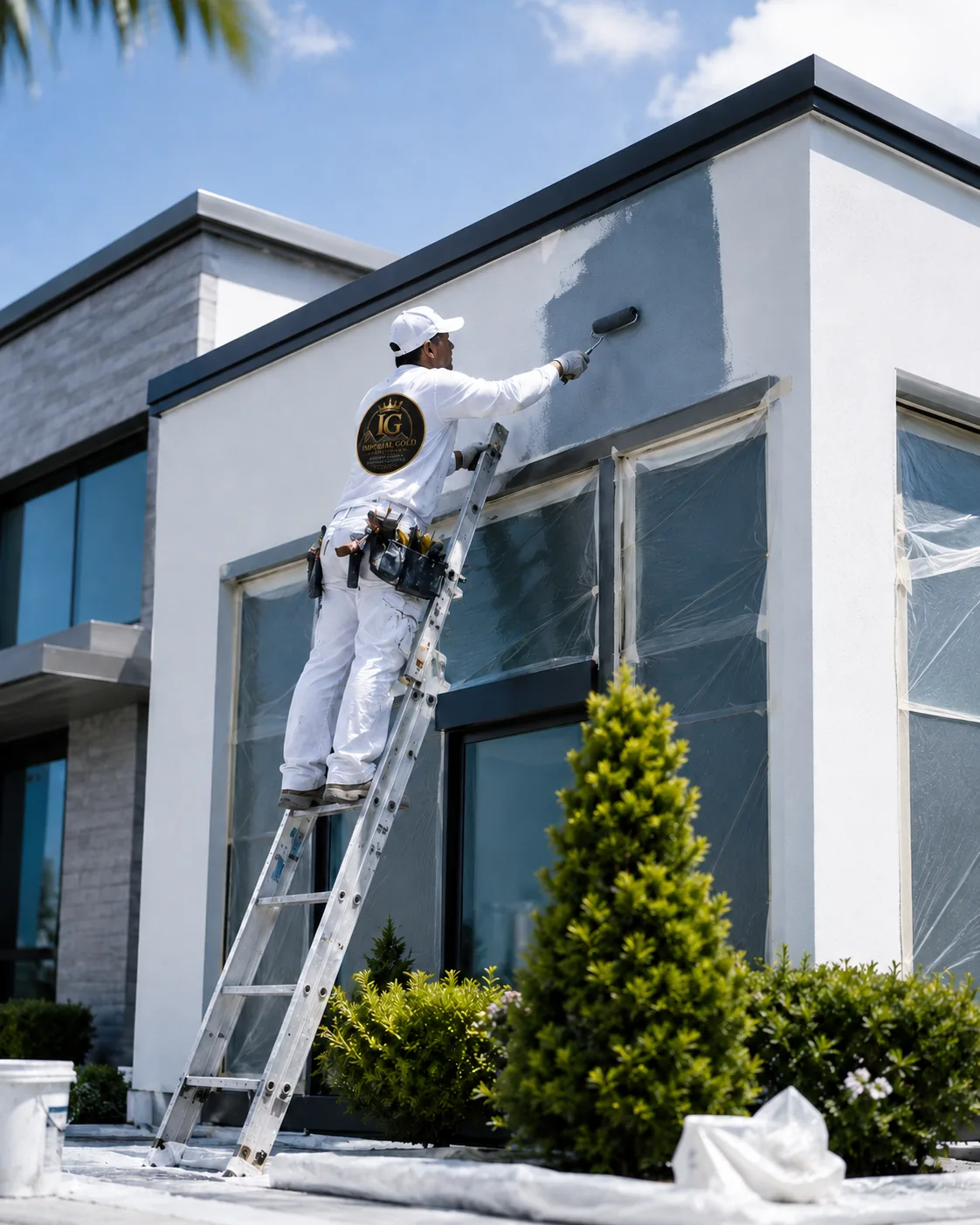 Exterior painting service